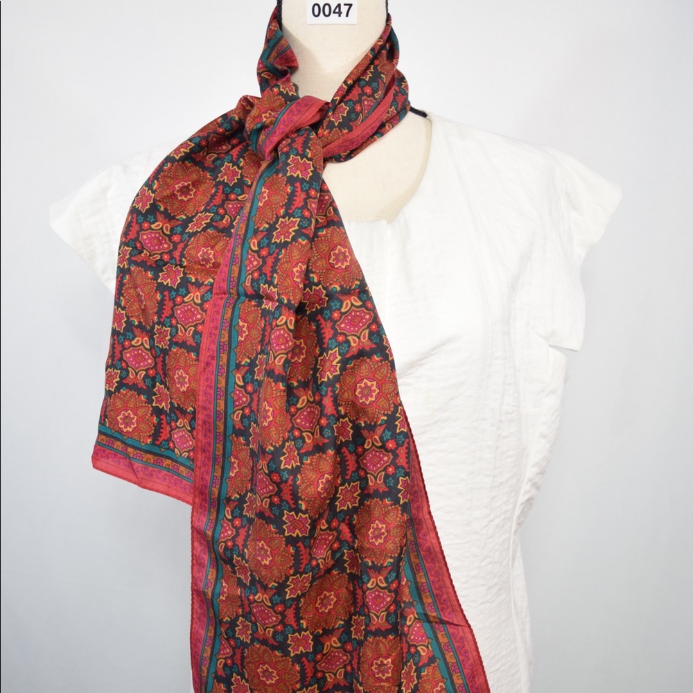 #47. Indian inspired silk scarf